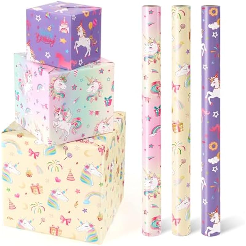 Unicorn Wrapping Paper Rolls Review: Add a Magical Touch to Your Gifts