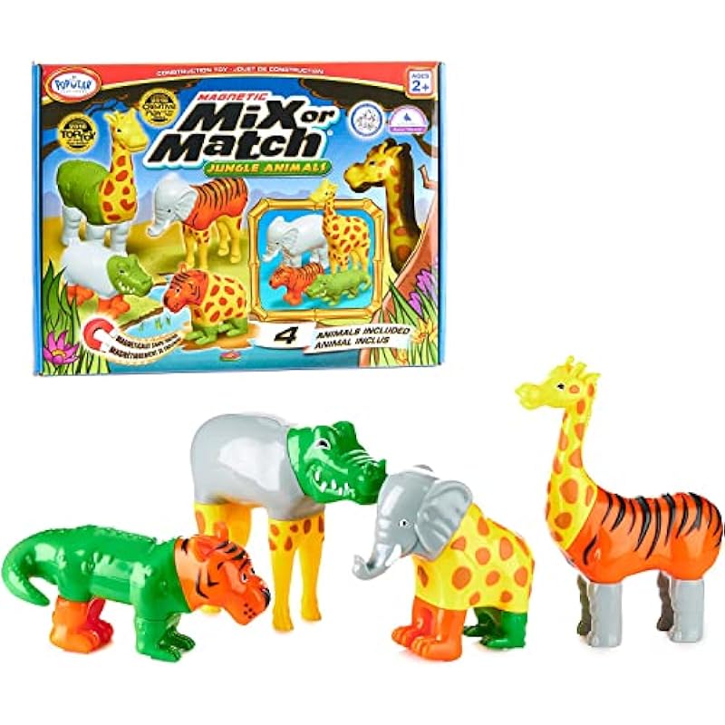 Magnetic Mix or Match Jungle Animals Toy Play Set Review: A World of Creativity Awaits
