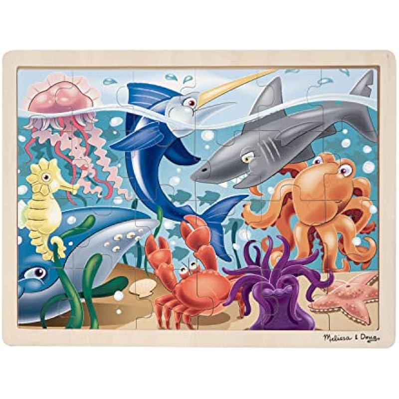 Melissa & Doug Under the Sea Wooden Jigsaw Puzzle Review