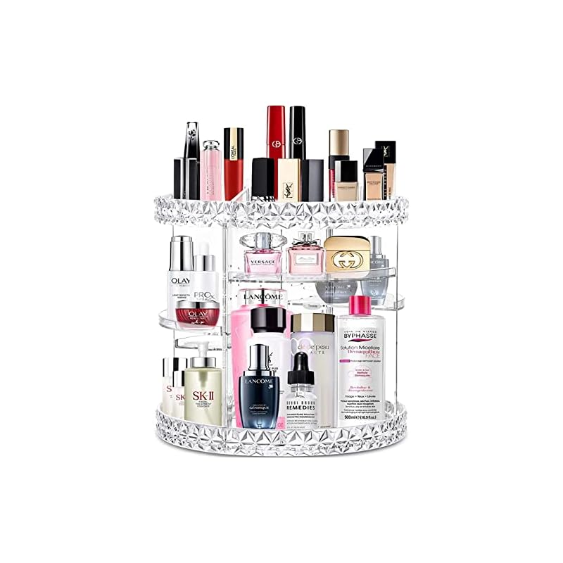 V-HANVER 360 Rotating Makeup Organizer - The Ultimate Vanity Solution