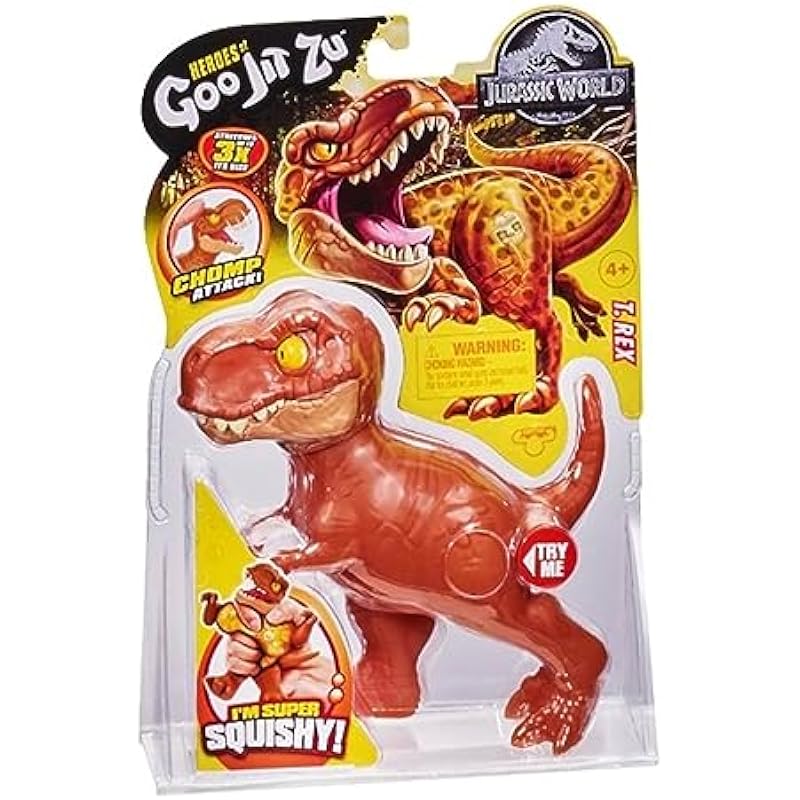 Heroes of Goo Jit Zu - Jurassic World Stretch T. Rex Review