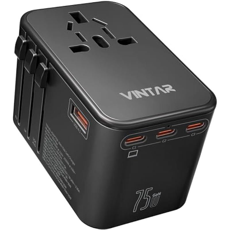 VINTAR 75W GaN Universal Travel Adapter Review - A Must-Have for Travelers