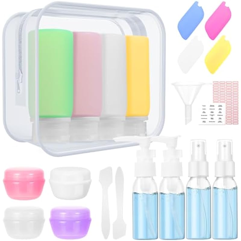 Muslish 21 Pack Leak Proof Silicone Travel Bottles Review