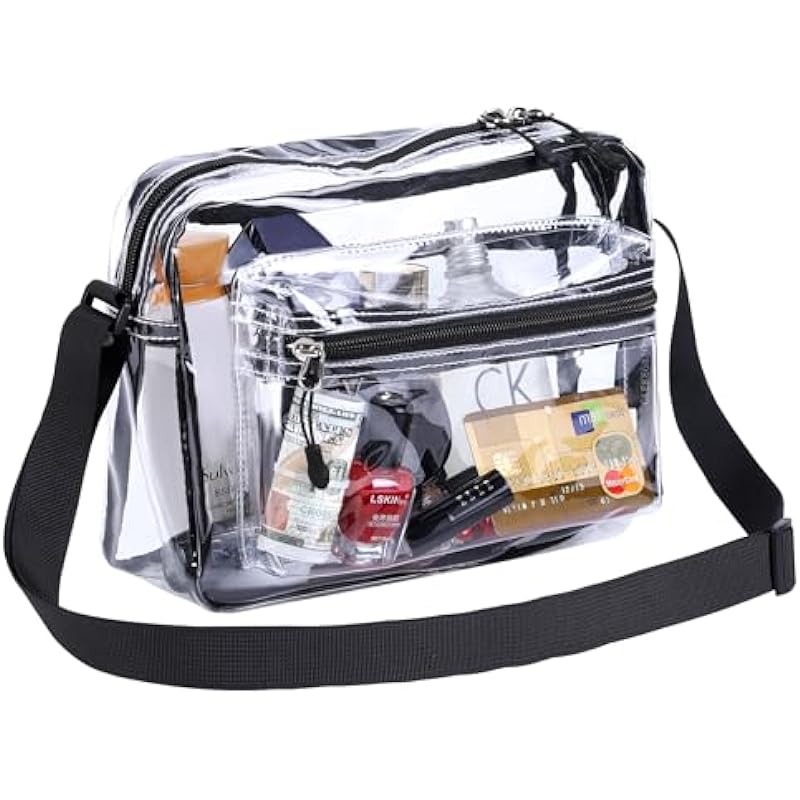 CLEKEGBAG Clear Stadium Purse Messenger Bag Review: The Ultimate Event Companion