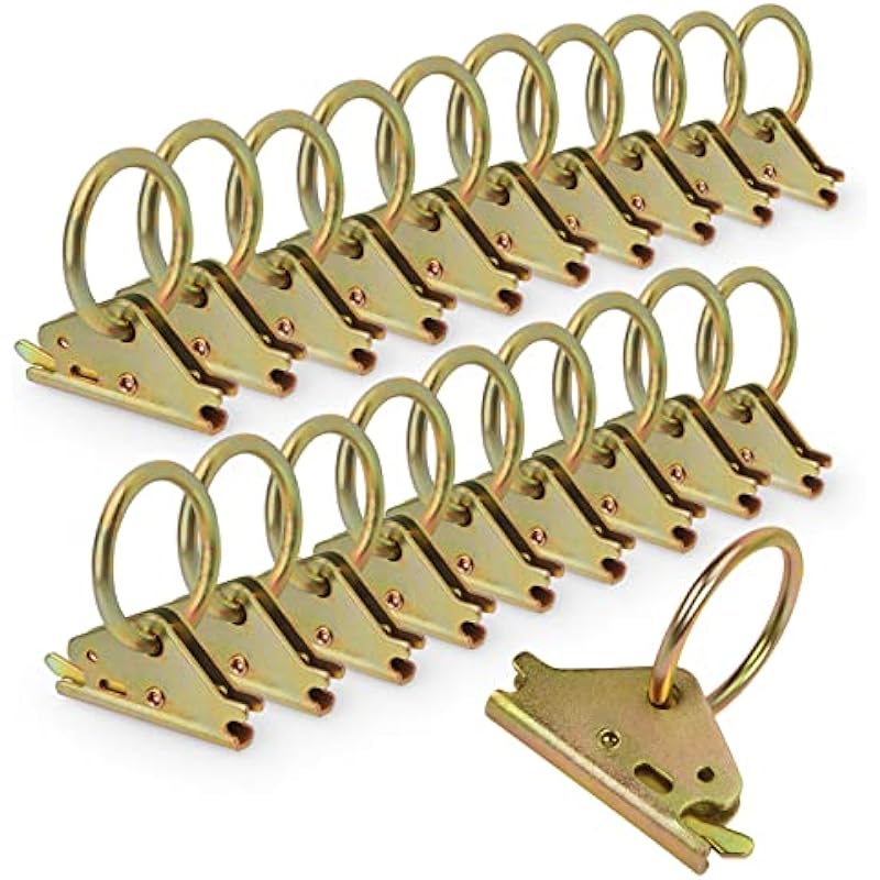 Eapele 20pcs Steel E-Track O Ring Tie-Down Anchors Review