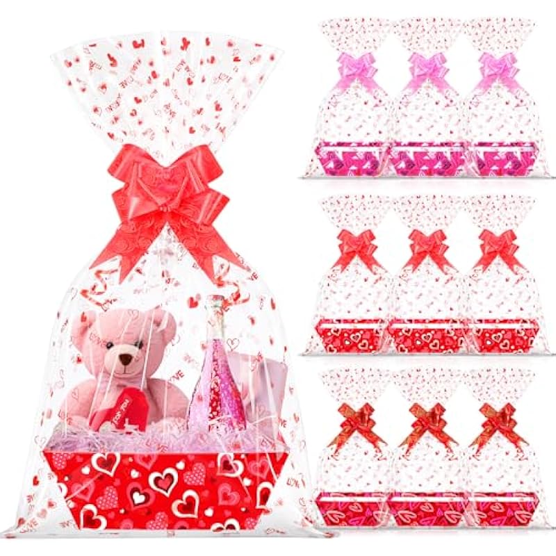Hallswl 12 Set Valentines Day Empty Gifts Baskets Review: Personalized Gifting Made Easy