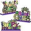 Blulu 3 Mardi Gras Table Decoration Signs: A Festive Review