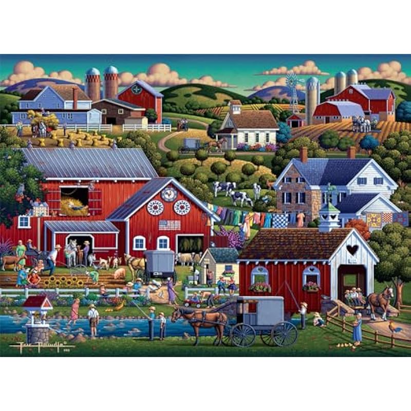 Buffalo Games - Dowdle - Amish Country Puzzle Review: A Must-Try for Puzzle Lovers