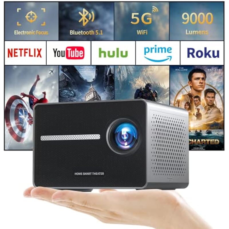 Transforming Entertainment: Mini Projector, 5G WiFi Dual Bluetooth Projector Review
