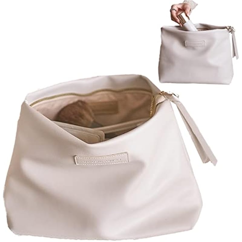 Cirea Creamy Puffer Cosmetic Bag: The Ultimate Travel Companion