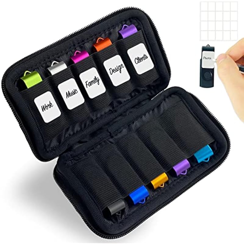 JBOS Flash Drive Case USB Storage Case - A Must-Have Organizer for USB Drives
