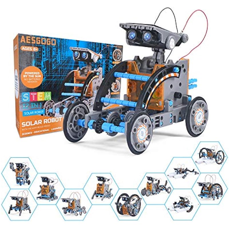 AESGOGO STEM 12-in-1 Solar Robot Kit Review: A Must-Have Educational Toy