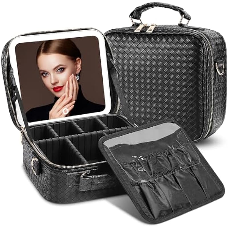 DESCHEN Travel Makeup Bag with LED Mirror: A Must-Have for Beauty Enthusiasts