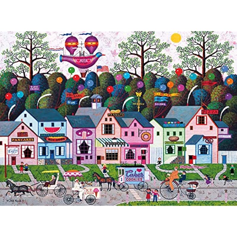 Buffalo Games Silver Select - Charles Wysocki Confection Street Puzzle Review