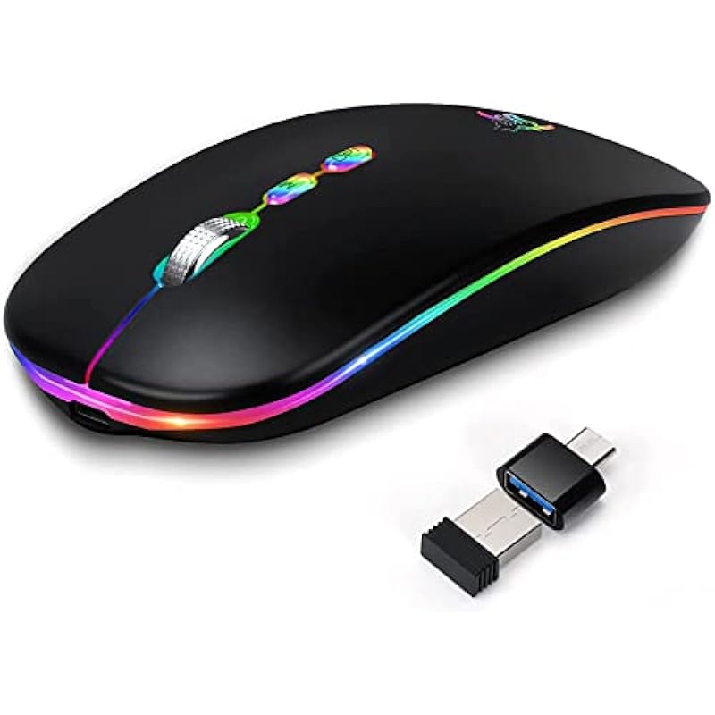 Elevate Your Workspace with the HOTLIFE LED Wireless Mouse