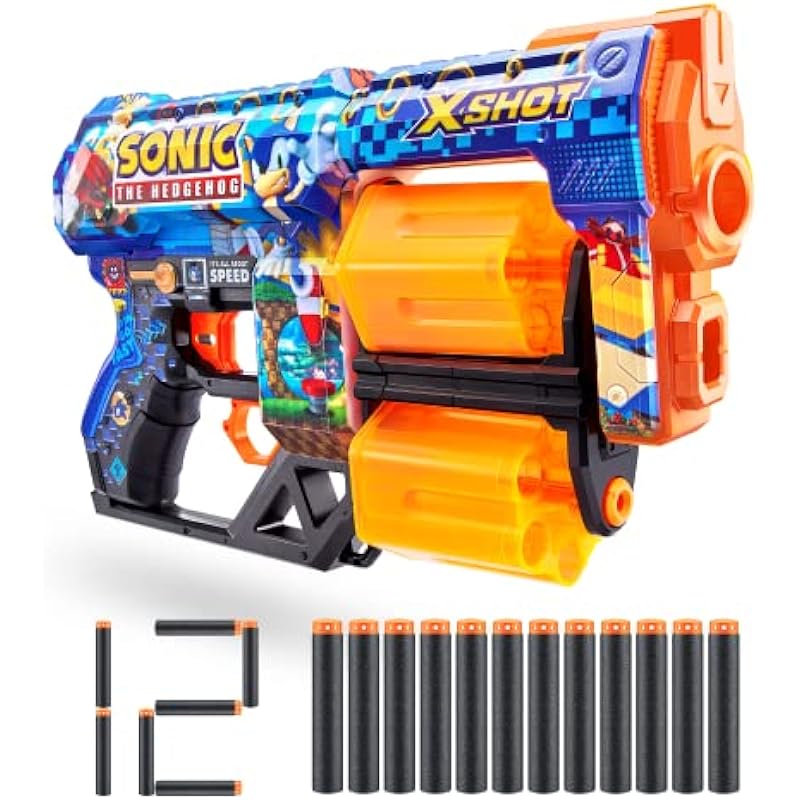 X-Shot Skins Dread Foam Blaster Review - Sonic The Hedgehog Edition