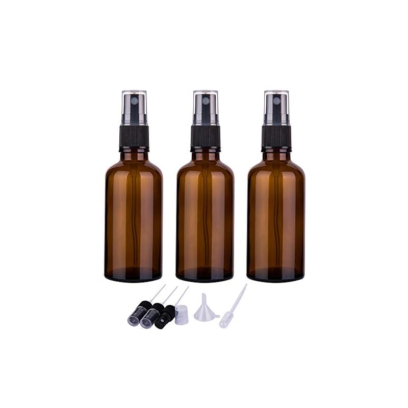 Review of hmaimas 2oz Amber Glass Spray Bottles: Versatile and Durable