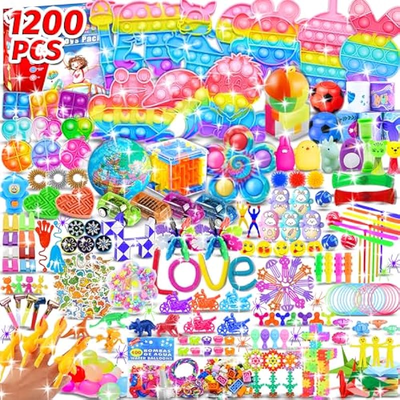 In-Depth Review: 1200pcs Party Favors for Kids Fidget Toys Pack