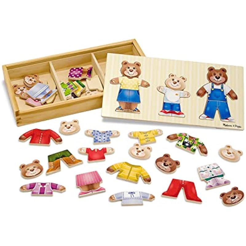 Melissa & Doug Wooden Bear Family Dress-Up Puzzle Review