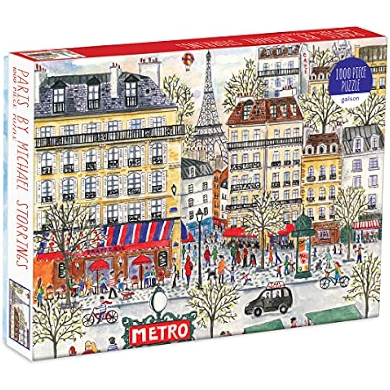 Galison Michael Storrings Paris Puzzle Review: A 1000-Piece Parisian Adventure