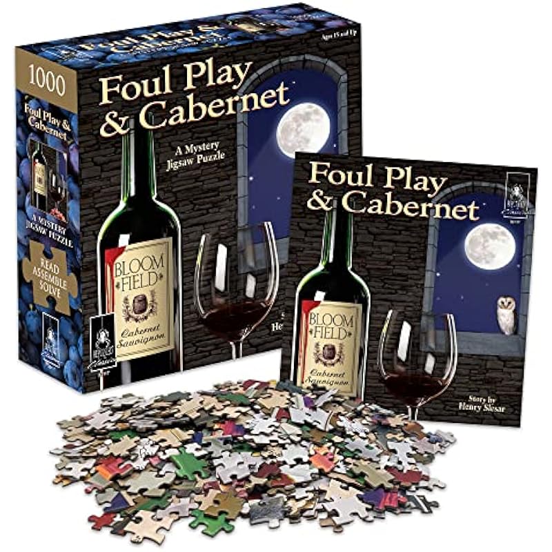 Bepuzzled Classic Mystery Jigsaw Puzzle - Foul Play & Cabernet Review